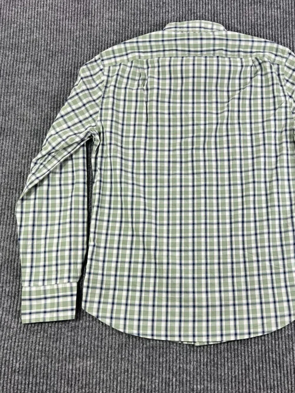 J.Crew Slim Untucked Plaid Button Down Shirt Green/Navy Blue Men’s Small NWT